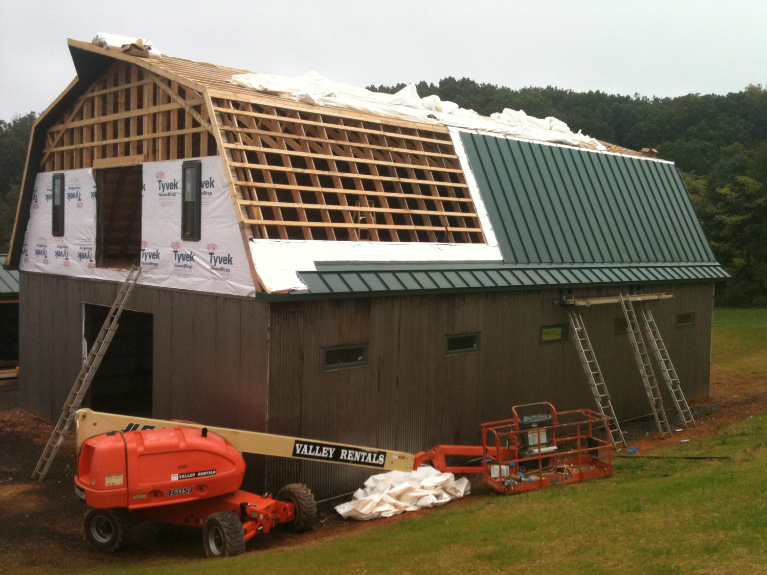 Installing the standing-seam metal roof