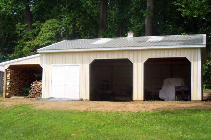 Two Car Garage with Porch in Woodstock, MD