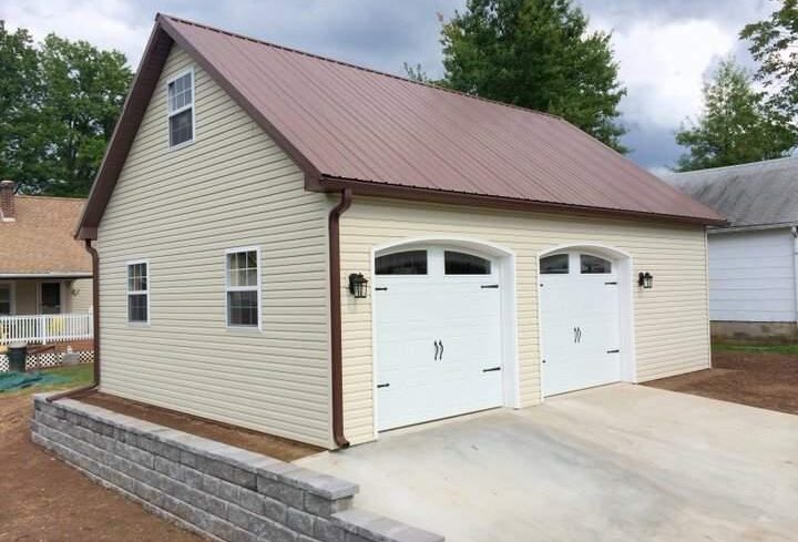 Pole Building with Vinyl Siding in Souderton, PA